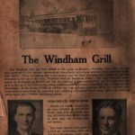Windham Grill Ad circa 1933 (Windham Grill)